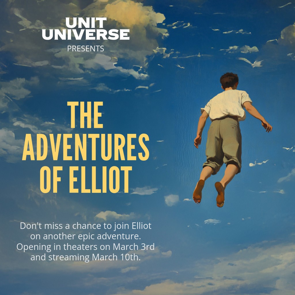 The Adventures of Elliot Unit Universe Movie Animated Instagram Post