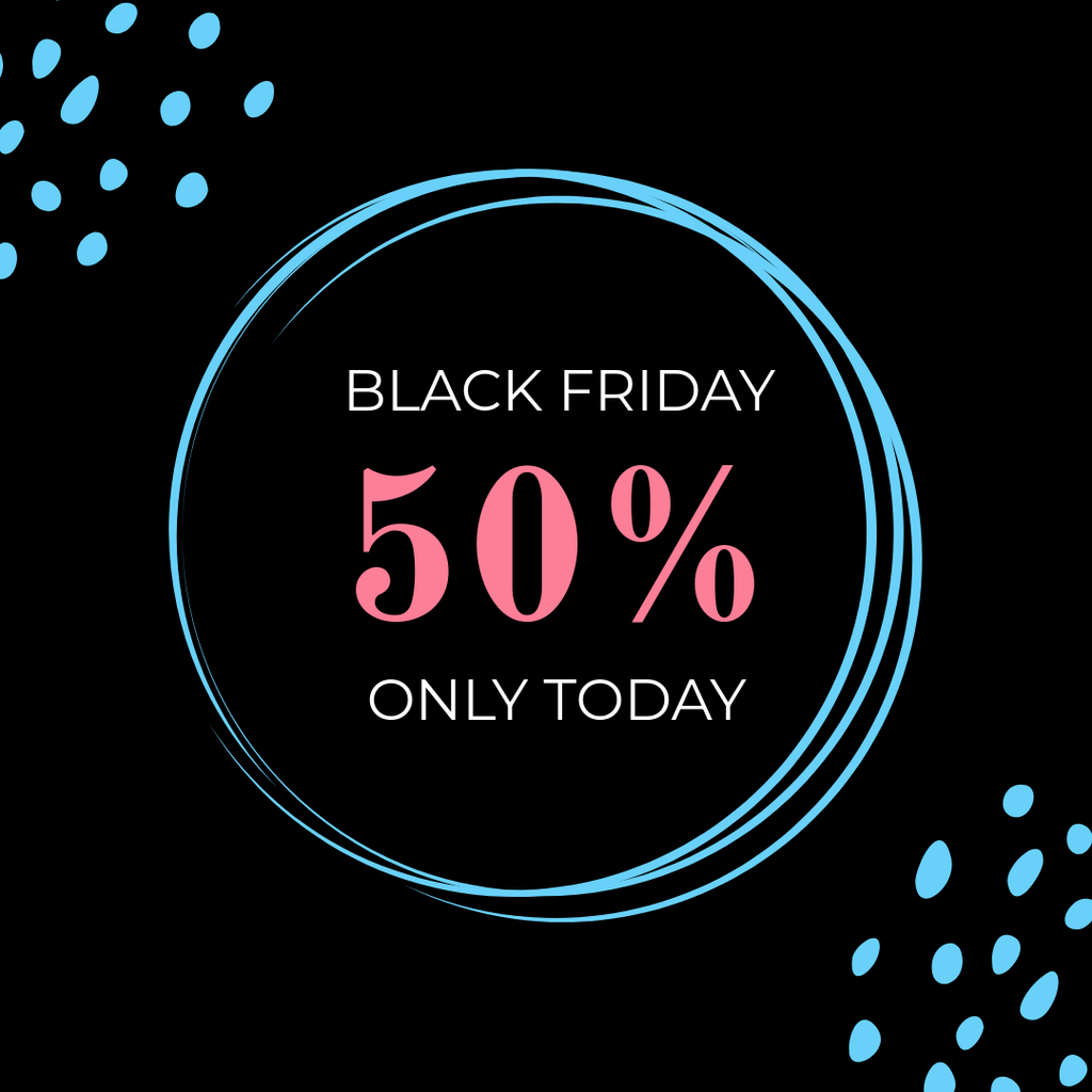 Black Friday 50 Only Today Instagram Post