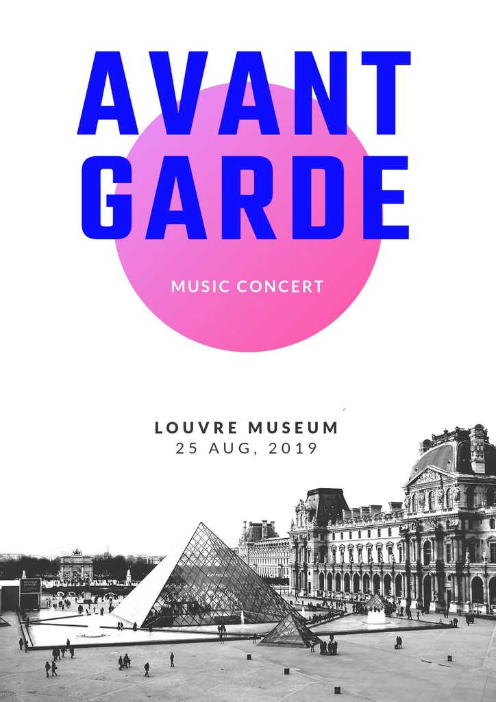 Avantgarde Music Concert Poster