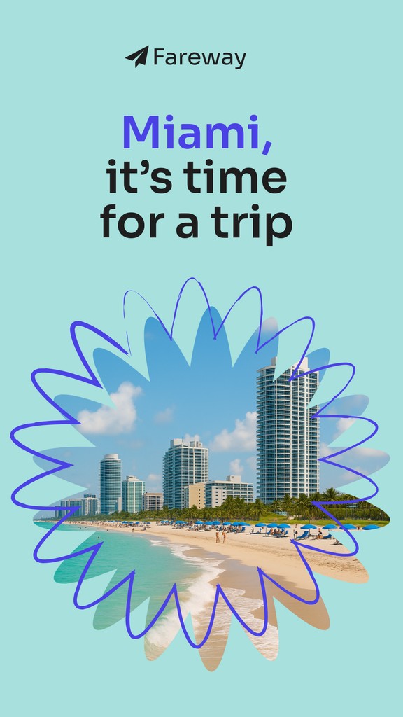 Miami Trip Fareway Travel Offer Animated Story