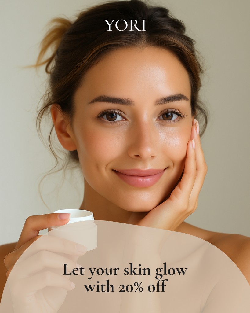 Let Your Skin Glow Yori Beauty Products Animated 